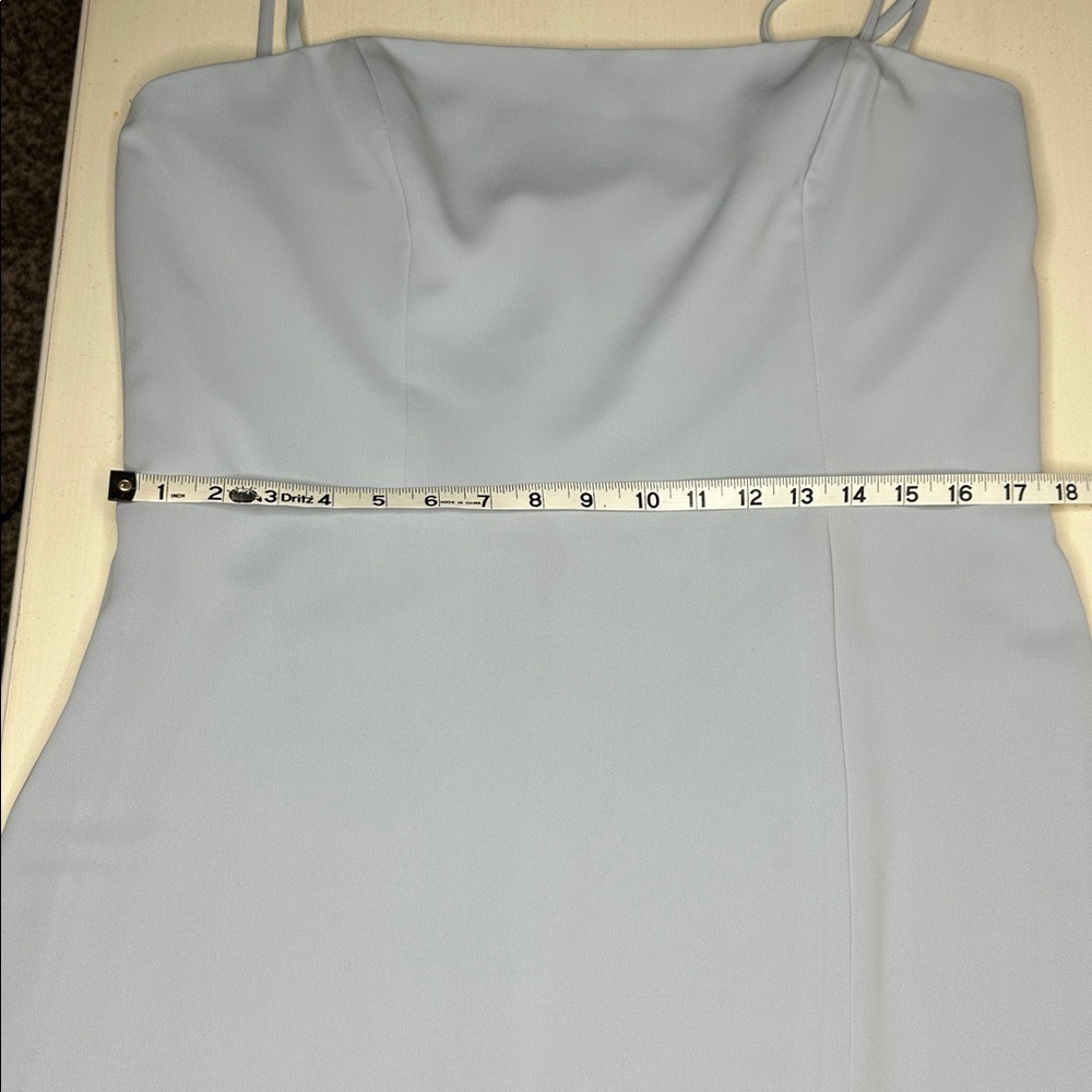 Jenny Yoo Collection‎ Alissa Dress Whisper Blue Matte Georgette Size 18 - Picture 15 of 16